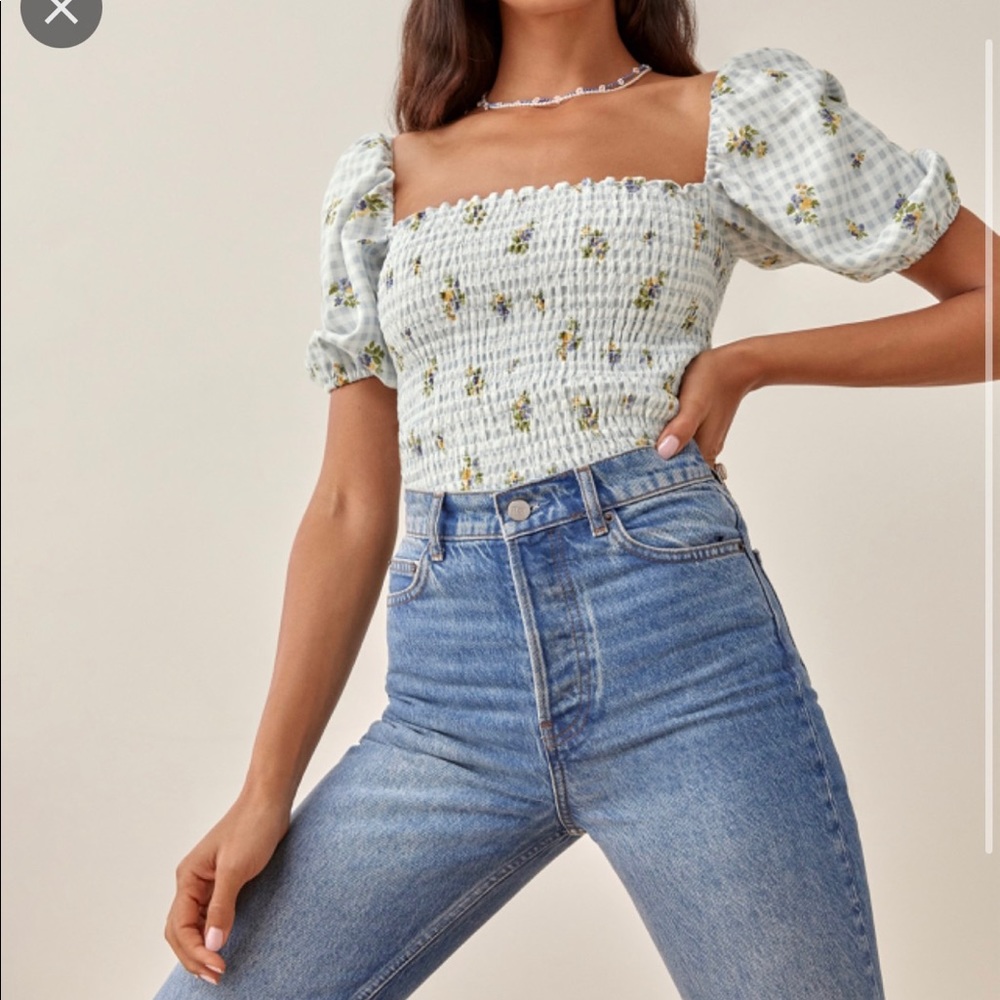 NWT Reformation Mulberry Top, XS